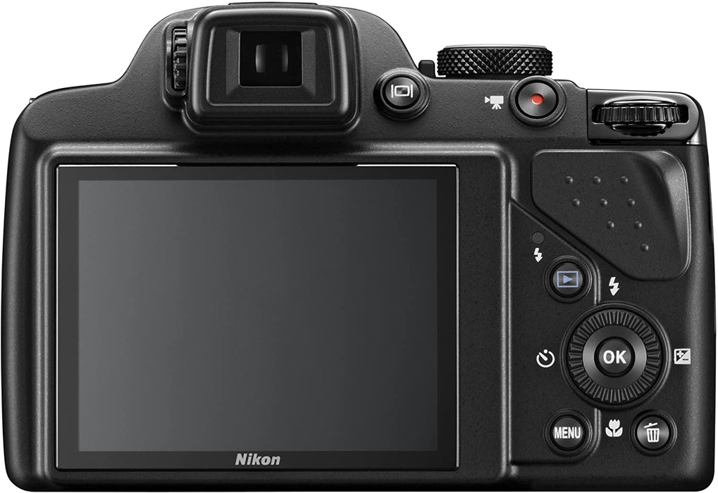 Nikon COOLPIX P530 16.1 MP CMOS Digital Camera with 42x Zoom NIKKOR Lens and Full HD 1080p Video (Black)