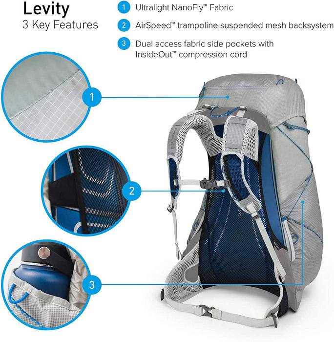 Osprey Levity 45 Men's Ultralight Backpacking Backpack