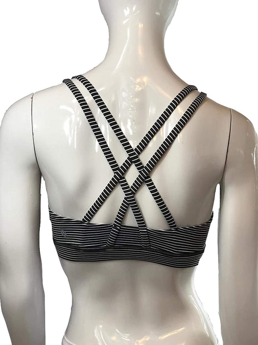 Lululemon Energy Bra - HYDO (Hype Stripe Dark Olive White)
