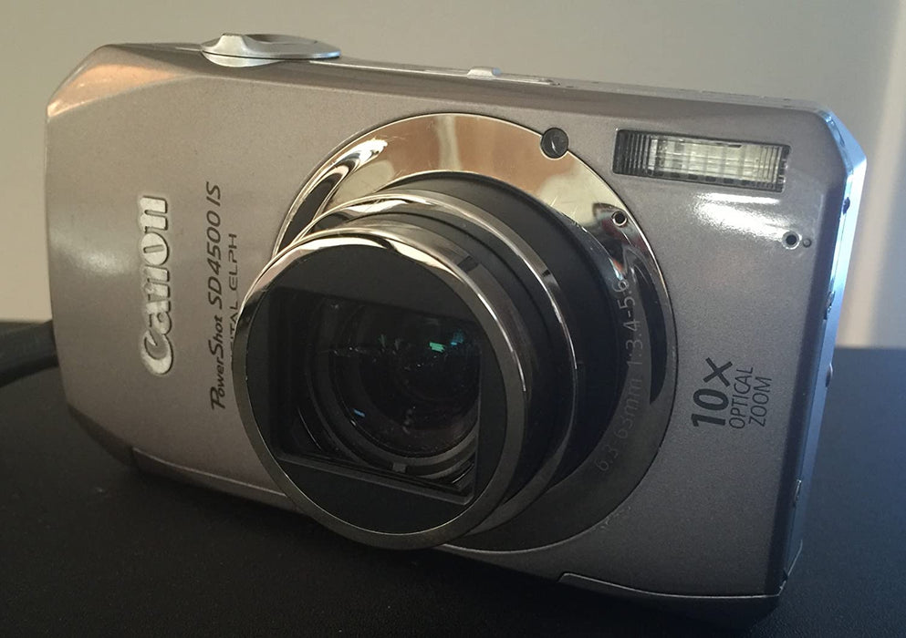 Canon PowerShot SD4500 IS 10 MP CMOS 10x Optical Image Stabilized Zoom with Full-HD Video and 3.0-Inch LCD Digital Camera (Brown) (OLD MODEL)