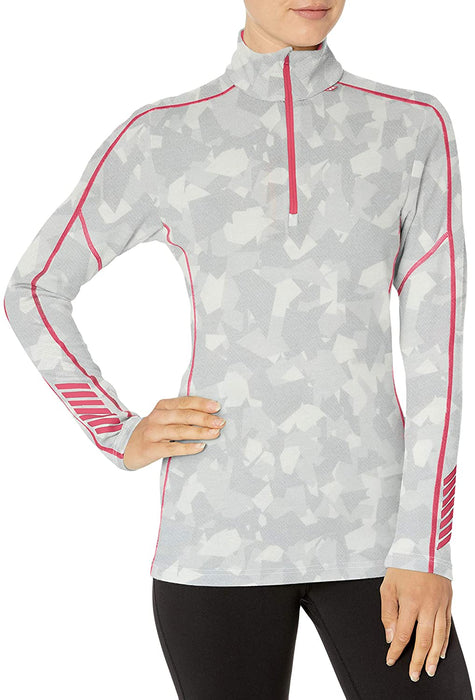 Helly-Hansen W Hh LIFA Merino Wool Graphic 1/2 Zip Baselayer Top