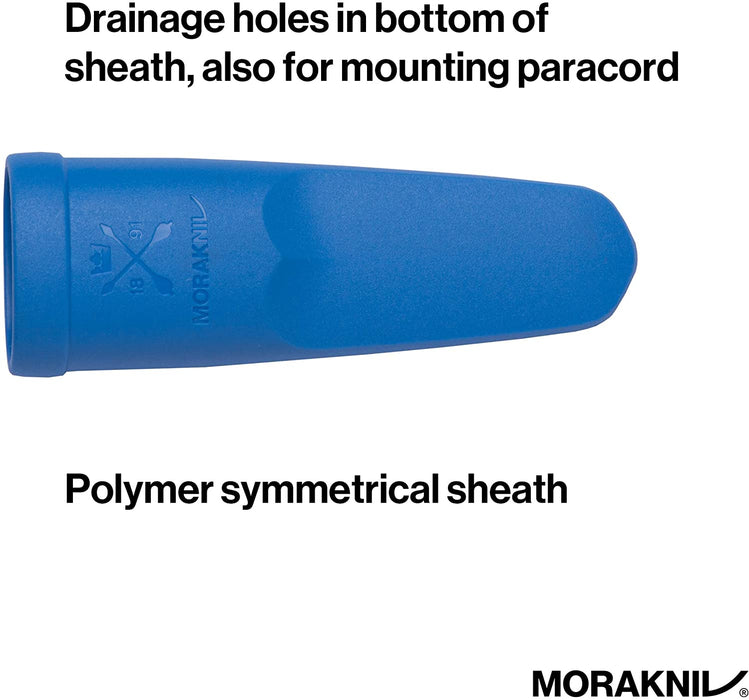 Morakniv Eldris Fixed-Blade Pocket-Sized Knife with Sandvik Stainless Steel Blade, Lanyard and Firestarter