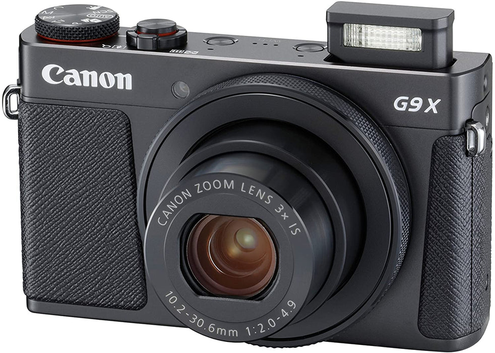 Canon PowerShot G9 X Mark II Compact Digital Camera w/ 1 Inch Sensor and 3inch LCD - Wi-Fi, NFC, Bluetooth Enabled (Black)
