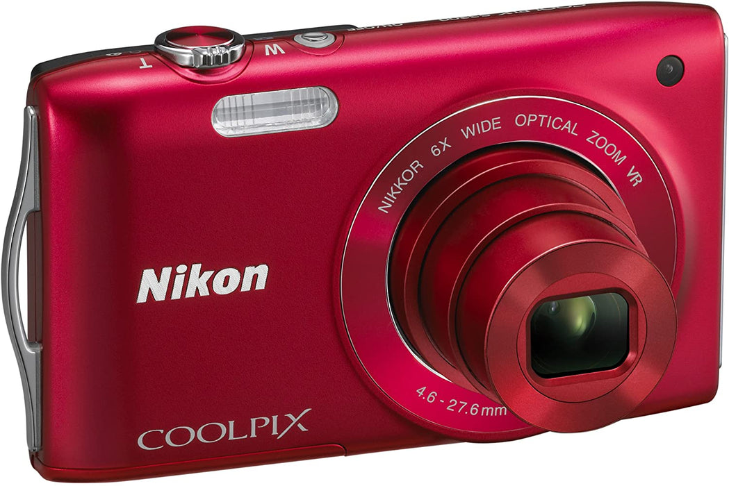 Nikon COOLPIX S3300 16 MP Digital Camera with 6x Zoom NIKKOR Glass Lens and 2.7-inch LCD (Black)