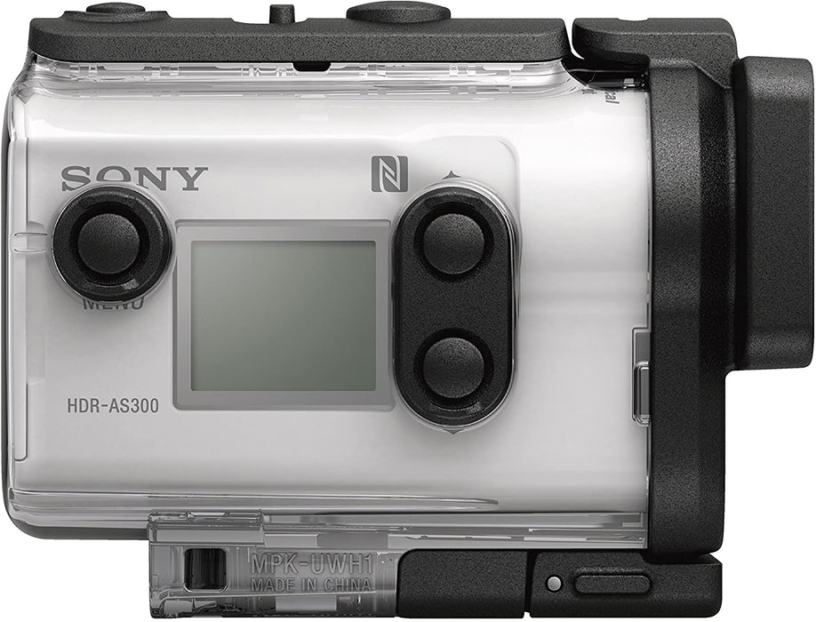 Sony HDRAS300/W HD Recording, Action Cam Underwater Camcorder, White