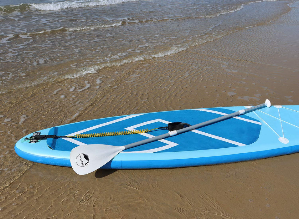 YVLEEN Alloy SUP Paddle - Adjustable Stand Up Paddle Board Paddle - 3-Piece or 4-Piece Floating Kayak Paddle