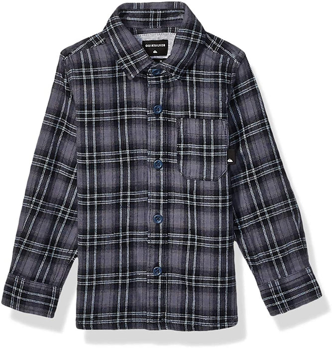 Quiksilver Little Inca Gold Check Long Sleeve Boys Woven
