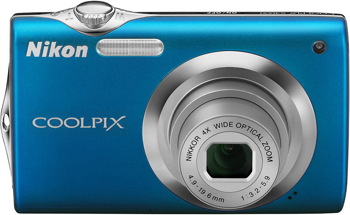 Nikon Coolpix S3000 12.0 MP Digital Camera with 4x Optical Electronic Vibration Reduction (VR) Zoom and 2.7-Inch LCD (Plum)
