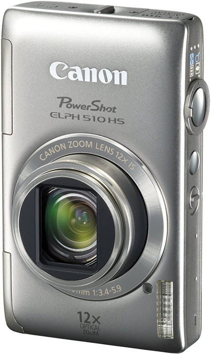 Canon PowerShot ELPH 510 HS 12.1 MP CMOS Digital Camera with Full HD Video and Ultra Wide Angle Lens (Black)