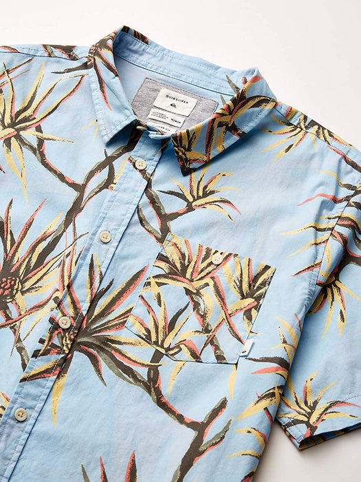 Quiksilver Men's Salty Palms Short Sleeve Woven