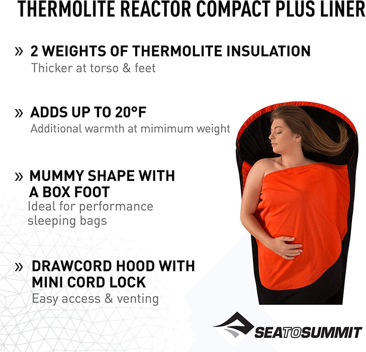 Sea to Summit Thermolite Reactor Sleeping Bag Liner Series