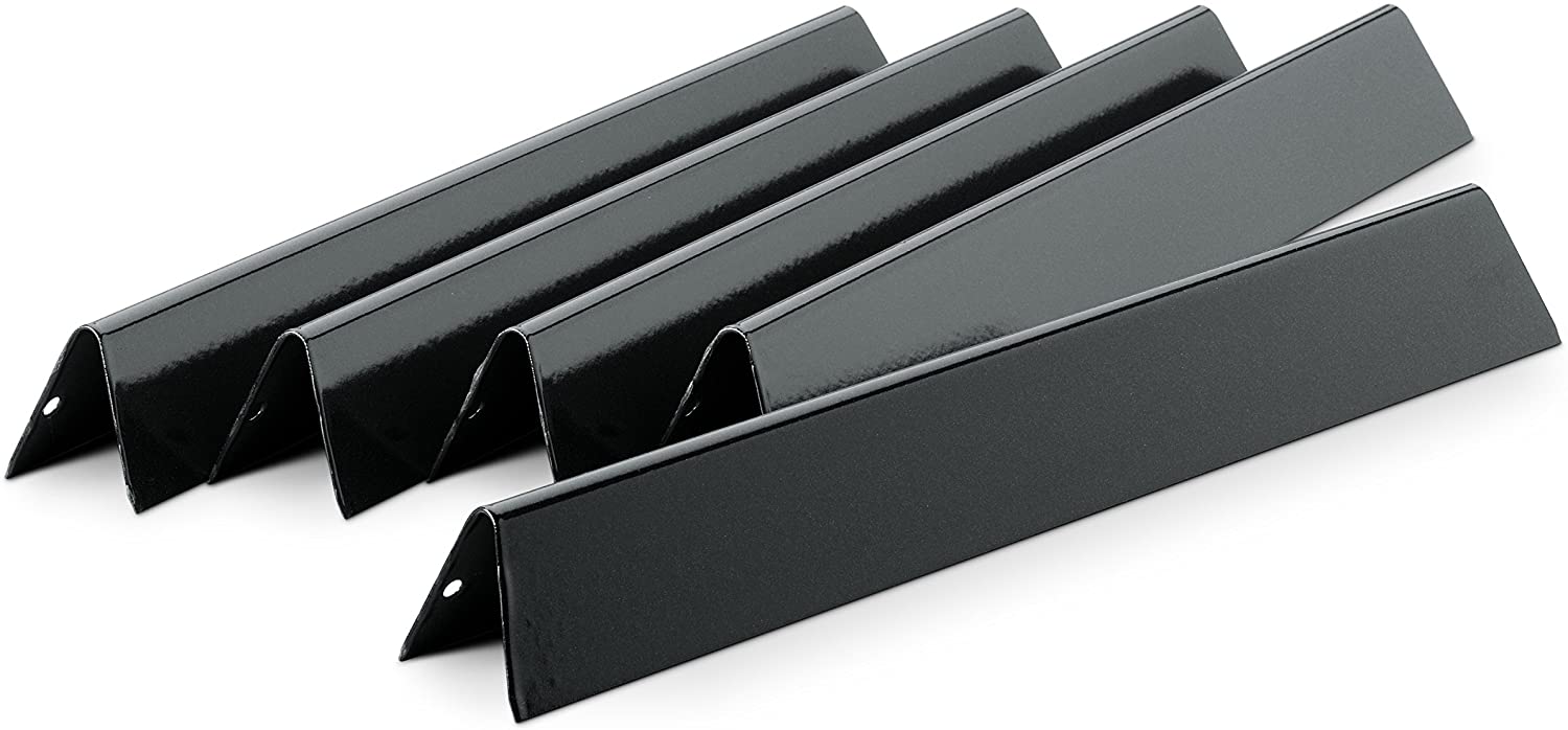 Weber 7621 Gas Grill Porcelain Enameled Flavorizer Bar Set for 300 Series Gas Grills (17.6 x 2.3 x 2.2),Gray,17.5"
