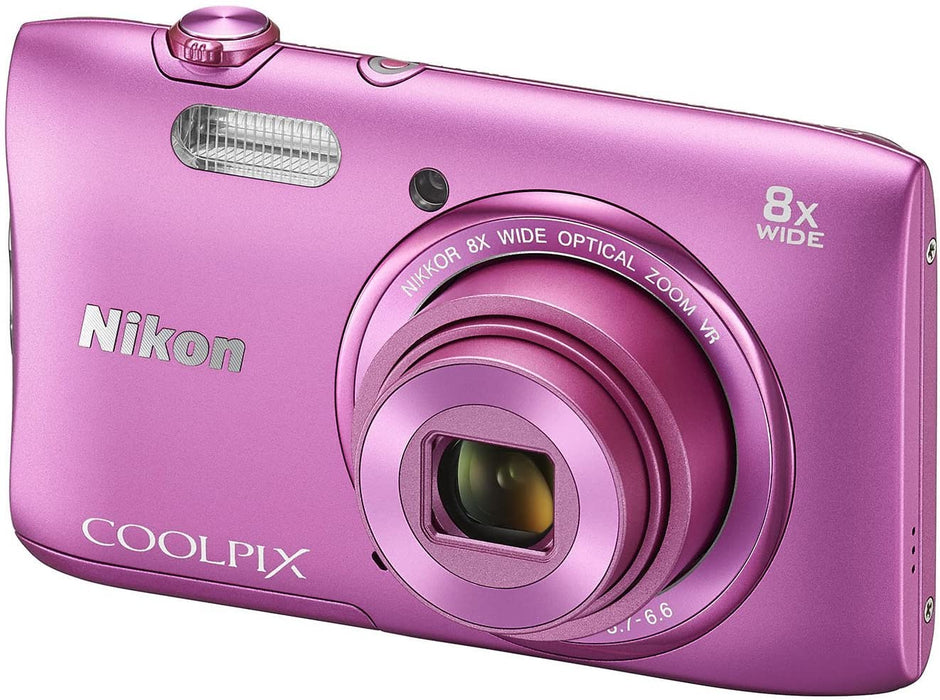 Nikon COOLPIX S3600 20.1 MP Digital Camera with 8x Zoom NIKKOR Lens and 720p HD Video (Silver) (Discontinued by Manufacturer)