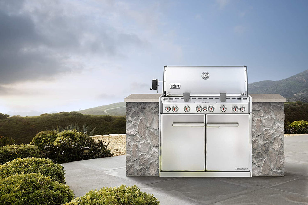 WEBER Summit S-660 Built-In Natural Gas Stainless Steel Grill (7460001)