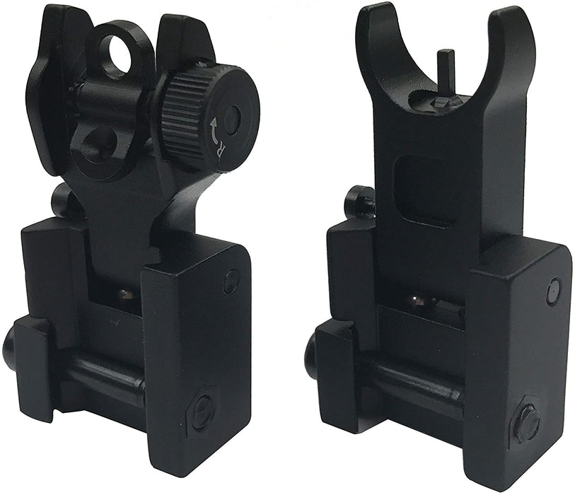 MARMOT Flip Up Iron Sights A2 Front Sight & Rear Sight for Gun Rifle Handgun