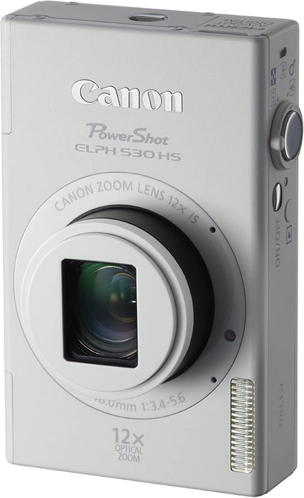 Canon PowerShot ELPH 530 HS 10.1 MP Wi-Fi Enabled CMOS Digital Camera with 12x Optical Image Stabilized Zoom 28mm Wide-Angle Lens with 1080p Full HD Video and 3.2-Inch Touch Panel LCD (Black) (Discontinued by Manufacturer)