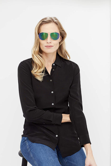 Revo Polarized Sunglasses Tarquin Aviator Frame 61 mm