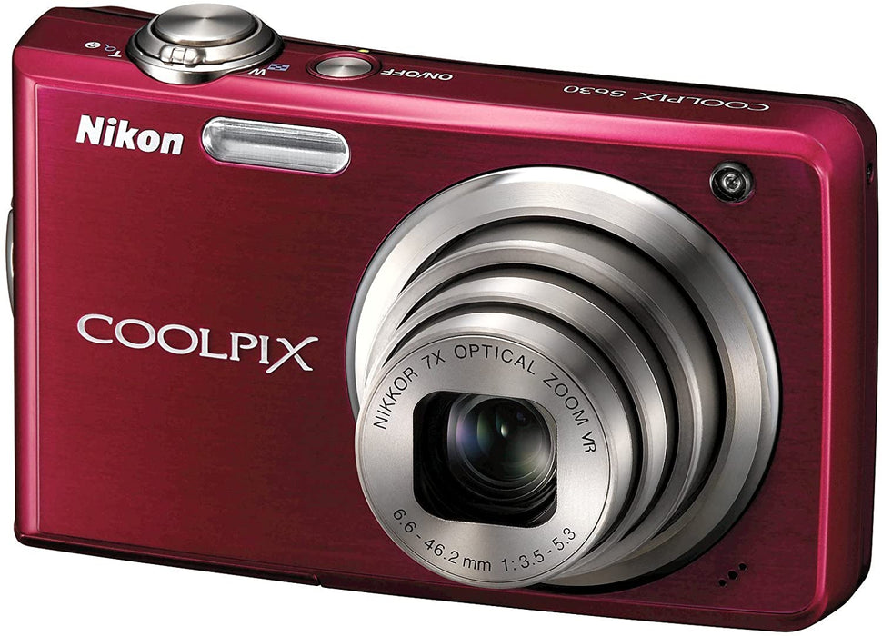 Nikon Coolpix S630 12MP Digital Camera with 7x Optical Vibration Reduction (VR) Zoom and 2.7 inch LCD (Midnight Blue)