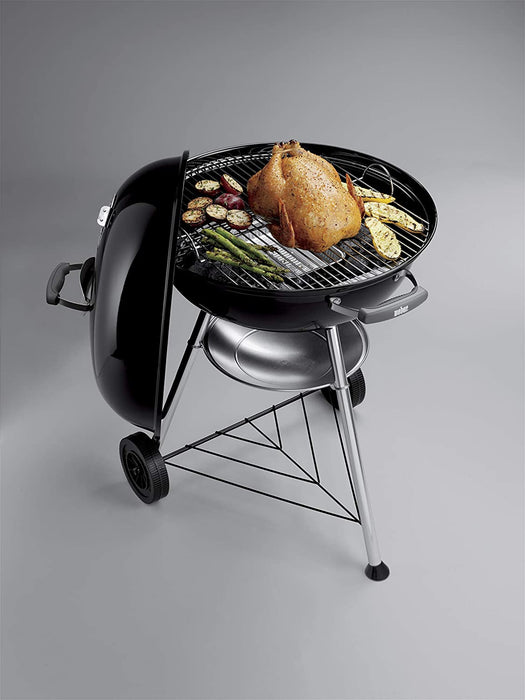 Weber 1221004 Compact Kettle Charcoal Barbecue, 47 cm Size Grill, 47cm