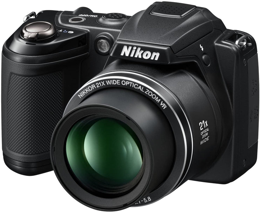Nikon Coolpix L310 14.1MP Digital Camera with 21x Optical Zoom - BLACK
