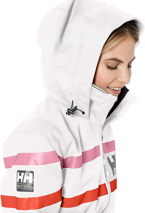 Helly Hansen Women's Salt Waterproof Windproof Breathable Performance Sailing Rain Jacket with Hood