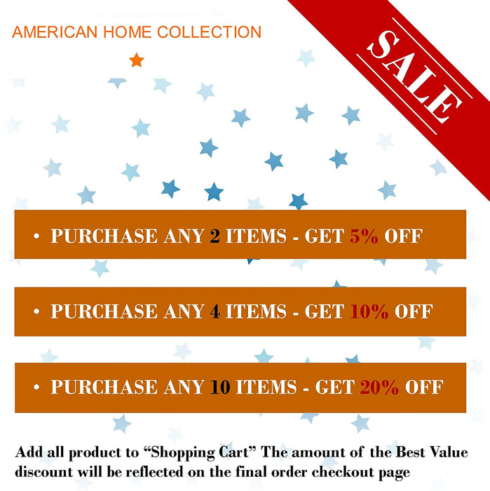 American Home Collection Deluxe 6 Piece Printed Sheet Set of Brushed Fabric, Deep Pocket Wrinkle Resistant - Hypoallergenic (Twin