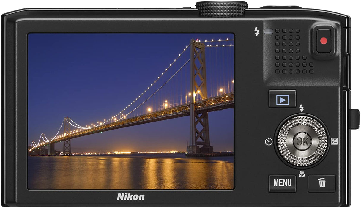 Nikon Coolpix S8100 12.1 MP CMOS Digital Camera with 10x Optical Zoom-Nikkor ED Lens and 3.0-Inch LCD (Black)