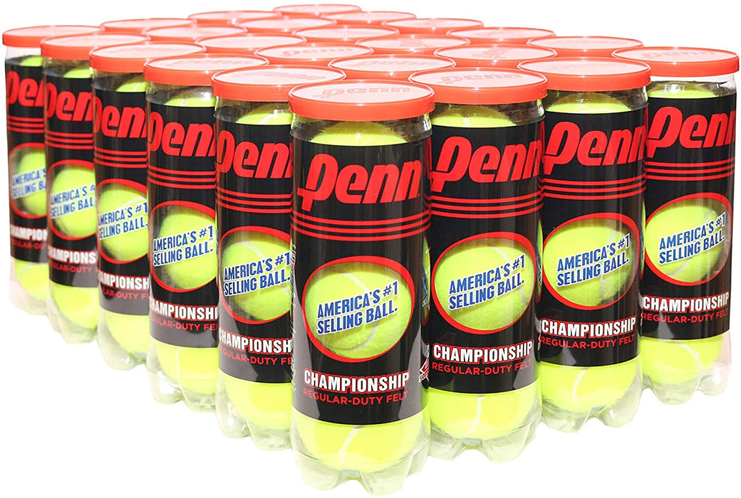 Penn Championship Tennis Balls - Regular Duty Felt Pressurized Tennis Balls