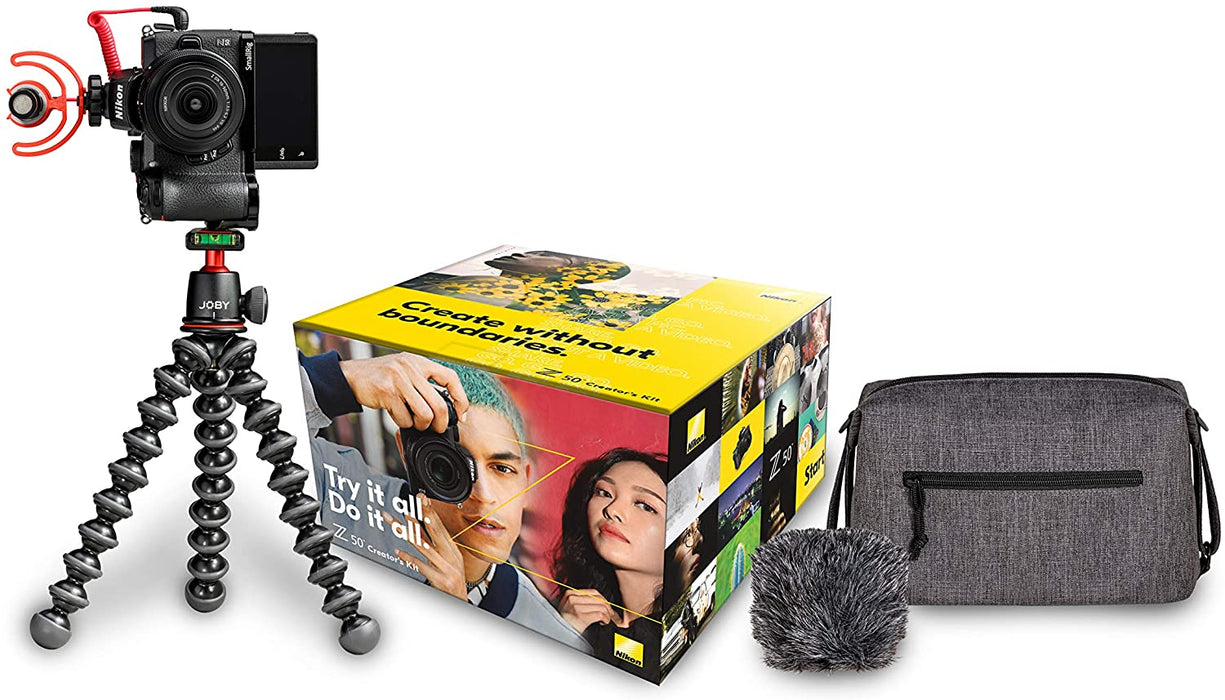 Nikon Z50 Creator's Kit, Black