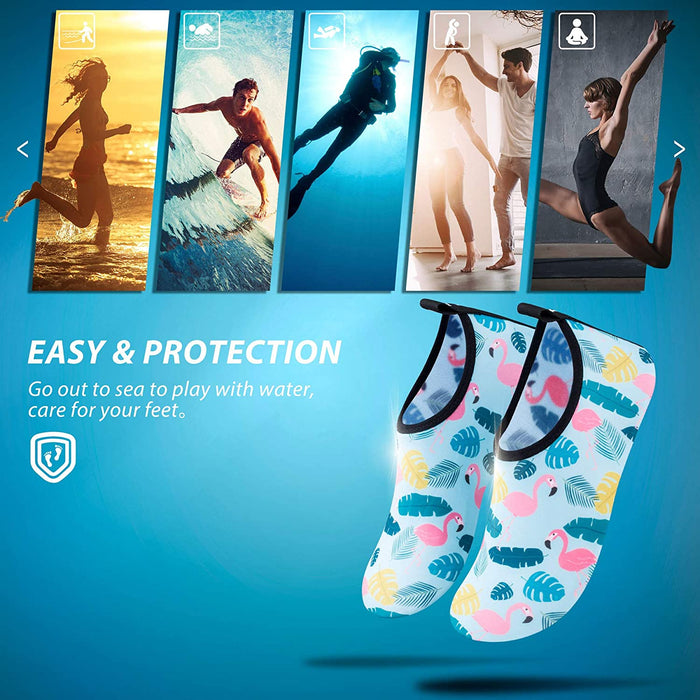 SIMARI Water Shoes Womens and Mens Quick-Dry Aqua Socks Barefoot for Outdoor Beach Swim Surf Yoga Exercise SWS001