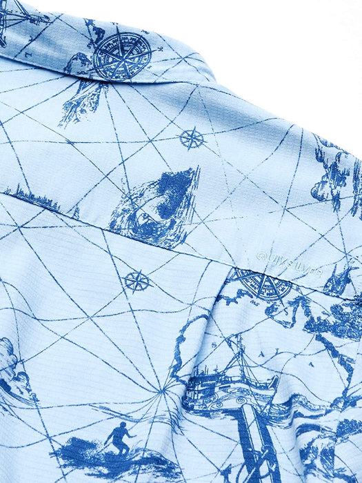 Quiksilver Men's Finding Waves Button Down Shirt