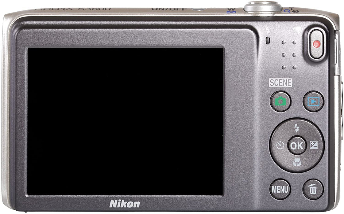 Nikon Coolpix S3600 ( 20.48 MP,8 x Optical Zoom,2.7 -inch LCD )