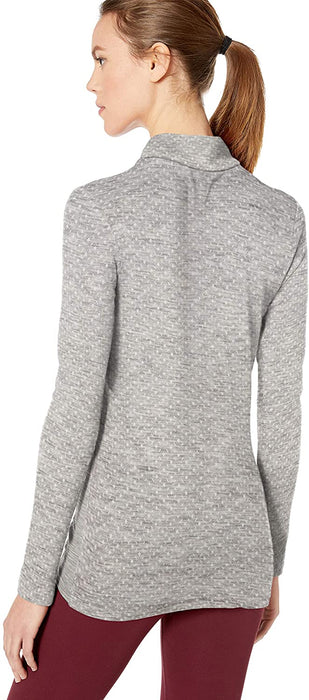 Helly-Hansen Womens Hh Merino Mid Graphic Print 1/2 Zip Lightweight Long-Sleeve Thermal Baselayer Top