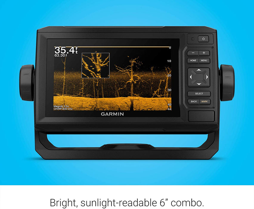 Garmin ECHOMAP UHD 64Cv, 6" Keyed Chartplotter with U.S. BlueChart G3