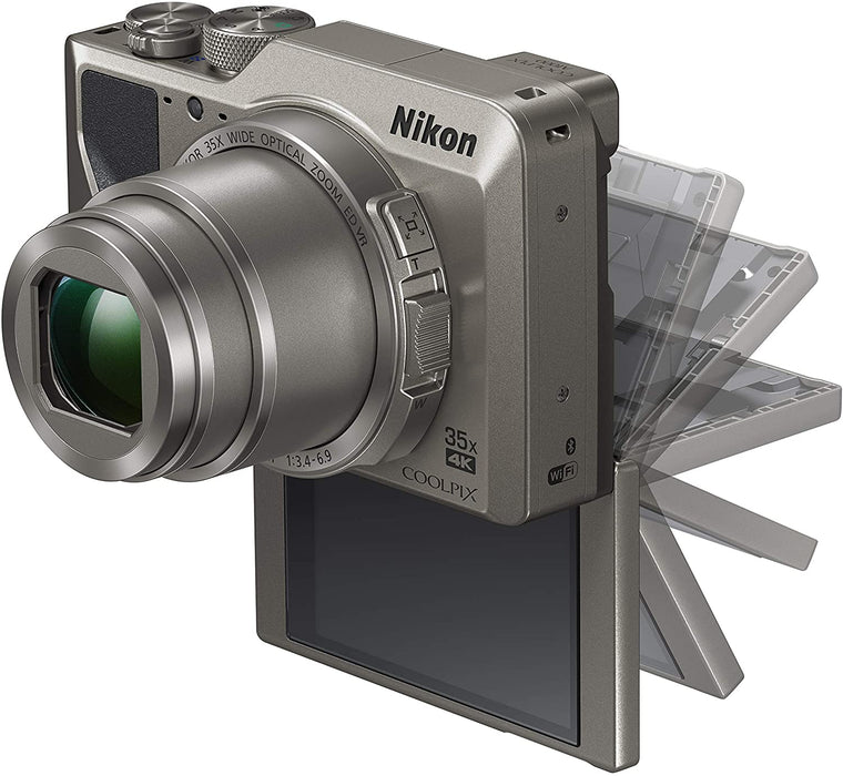 Nikon Coolpix A1000 20.1 MP Point & Shoot Digital Camera, Silver