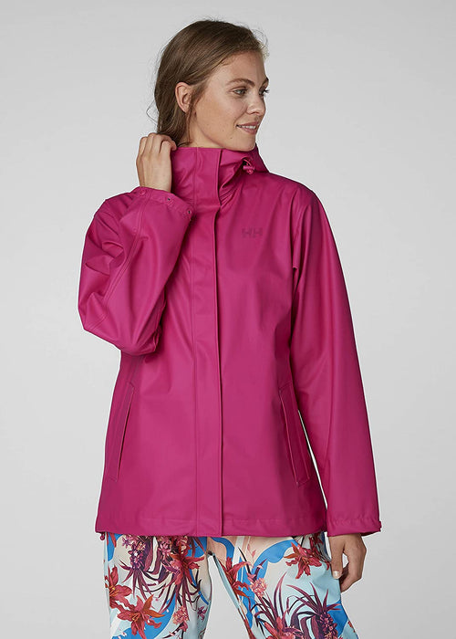 Helly-Hansen womens Moss Hooded Fully Waterproof Windproof Raincoat Jacket