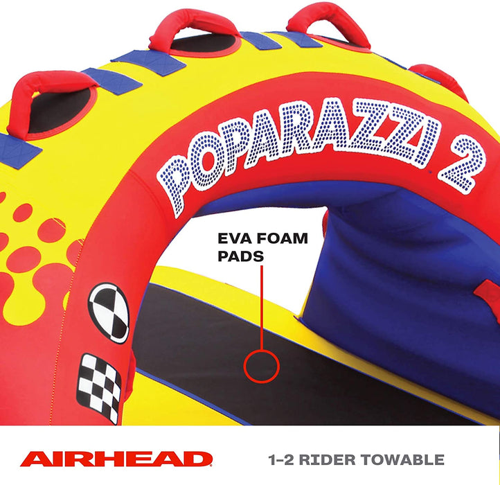 Sportsstuff Poparazzi | 1-3 Rider Towable Tube for Boating