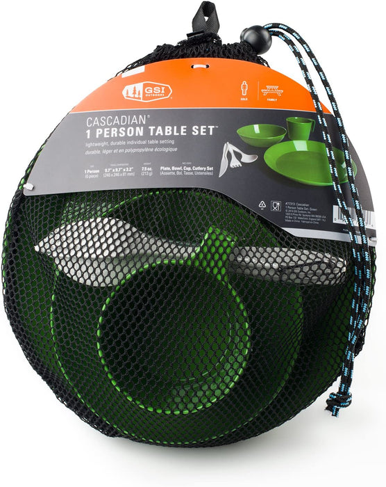 GSI Outdoors Cascadian 1-Person Table Set
