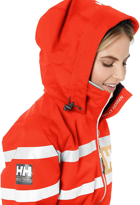 Helly Hansen Women's Salt Waterproof Windproof Breathable Performance Sailing Rain Jacket with Hood