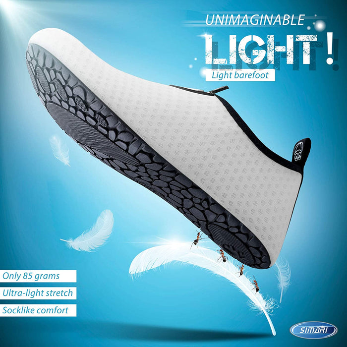 SIMARI Water Shoes Womens and Mens Quick-Dry Aqua Socks Barefoot for Outdoor Beach Swim Surf Yoga Exercise SWS001