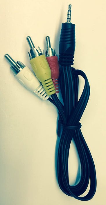 Composite Av Out Audio Video Output Cable for Gopro Hd Hero 1, Hero2, 960 Helmet/Motorsports