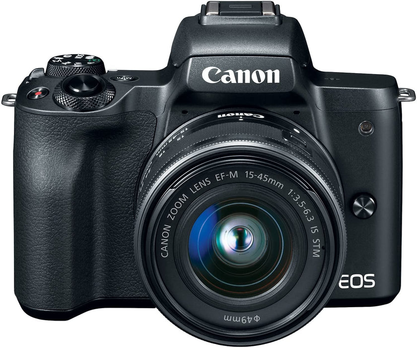 Canon EOS M50 Mirrorless Digital 4K Vlogging Camera with Dual Pixel CMOS Autofocus, DIGIC 8 Image Processor, Built-in Wi-Fi, NFC and Bluetooth technology, Body