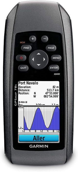 Garmin GPSMAP 78S Marine GPS Navigator and World Wide Chartplotter (010-00864-01)