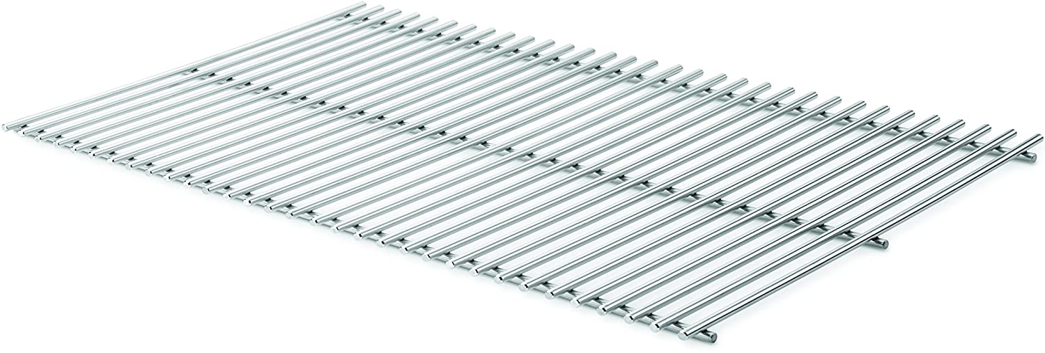 Weber-Stephen Products 7639 2pk Stainless Steel Cooking Grate (17.3 x 11.8 x 0.5)