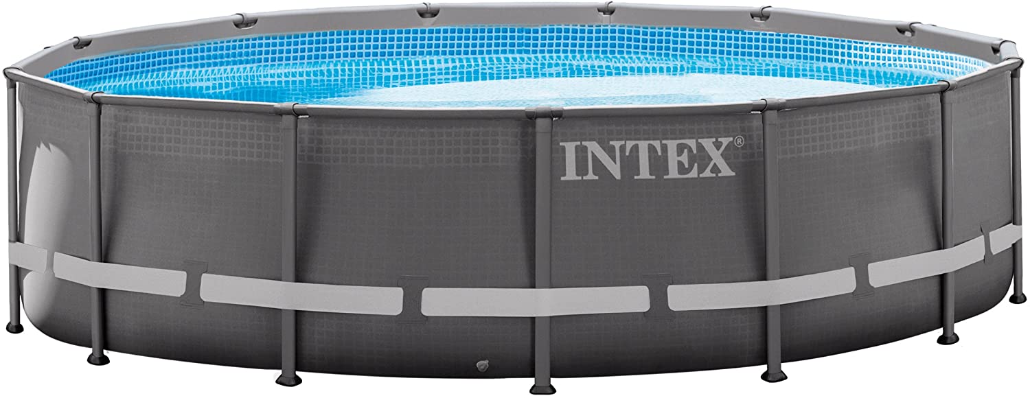 Intex 18ft X 52in Ultra Frame Pool Set with Sand Filter Pump, Ladder
