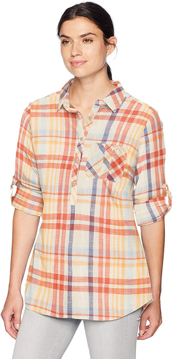 Columbia Womens Coral Springs Ii Woven Long Sleeve