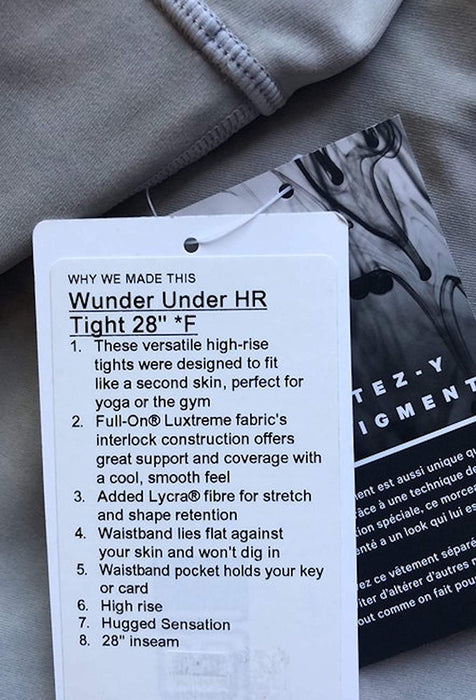 Lululemon Wunder Under HR Tight 28" - WDFC (Washed French Clay)