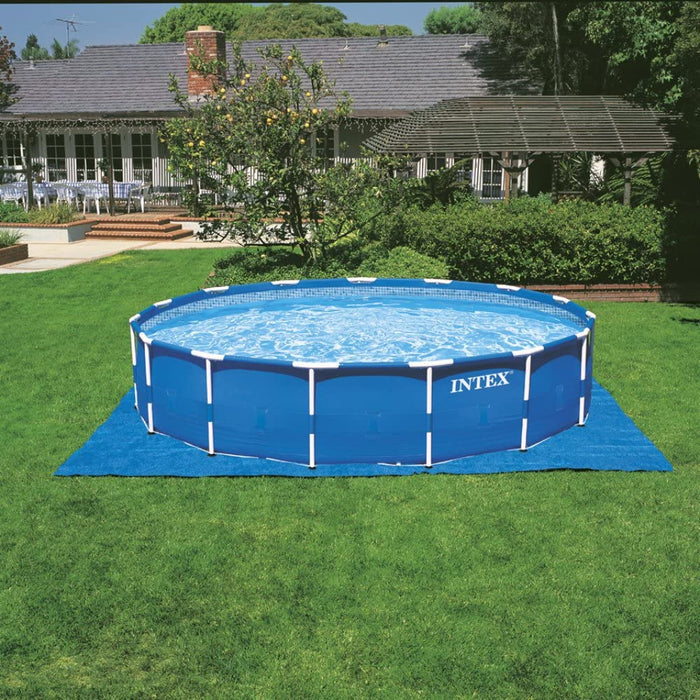 Intex 15ft X 48in Metal Frame Pool Set with Filter Pump, Ladder