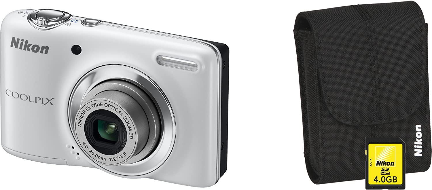Nikon COOLPIX L25 10MP Digital Camera (White)