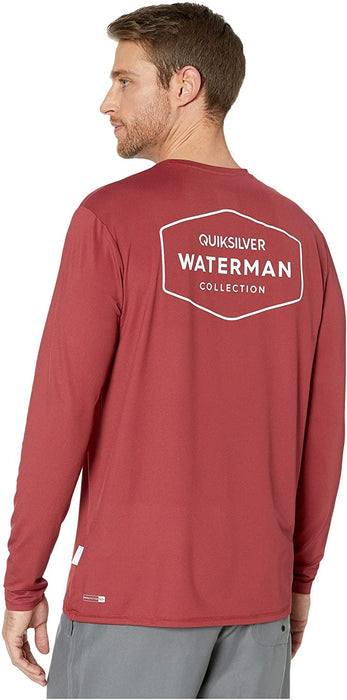 Quiksilver Men's Gut Check Ls Long Sleeve Rashguard Surf Shirt